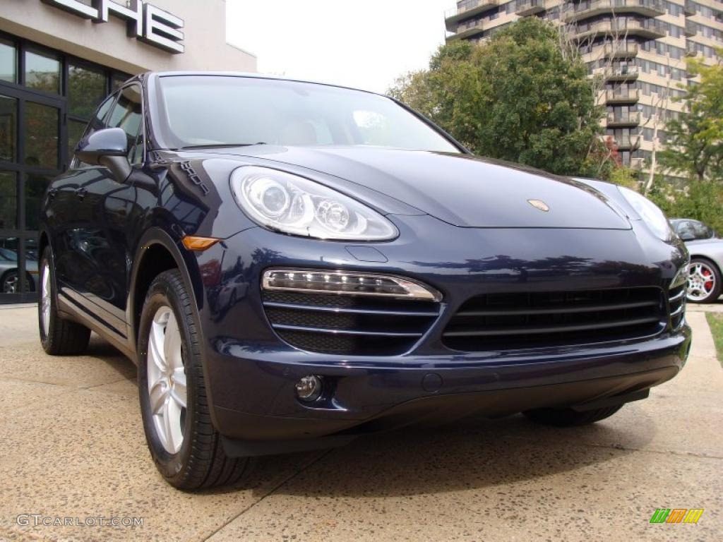 Dark Blue Metallic 2011 Porsche Cayenne Standard Cayenne Model Exterior Photo #38446956