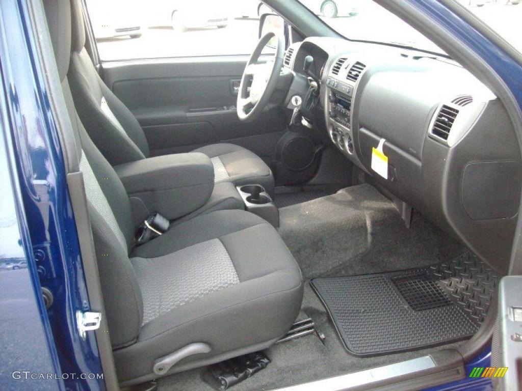 Ebony Interior 2011 Chevrolet Colorado LT Crew Cab 4x4 Photo #38447004