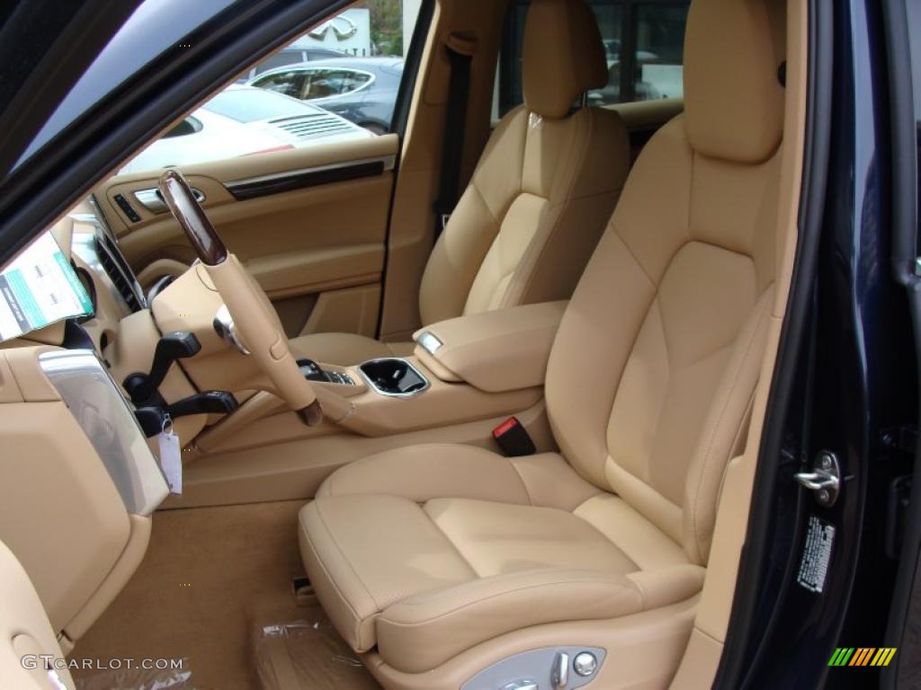 2011 Cayenne  - Dark Blue Metallic / Luxor Beige photo #12