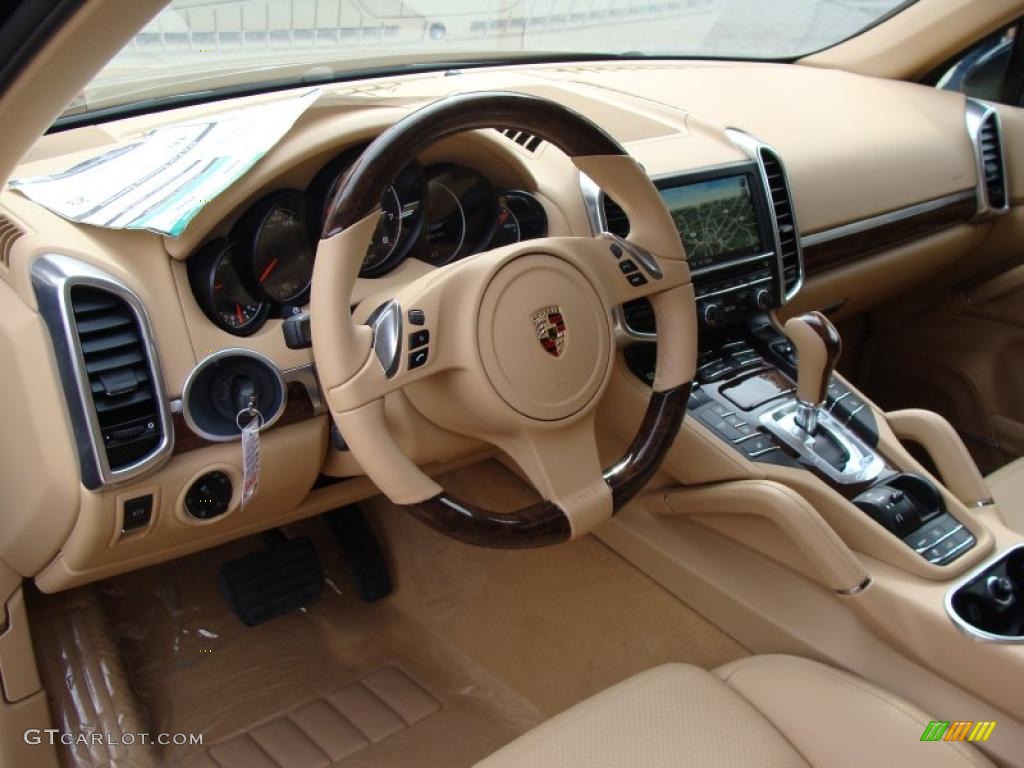 2011 Cayenne  - Dark Blue Metallic / Luxor Beige photo #15