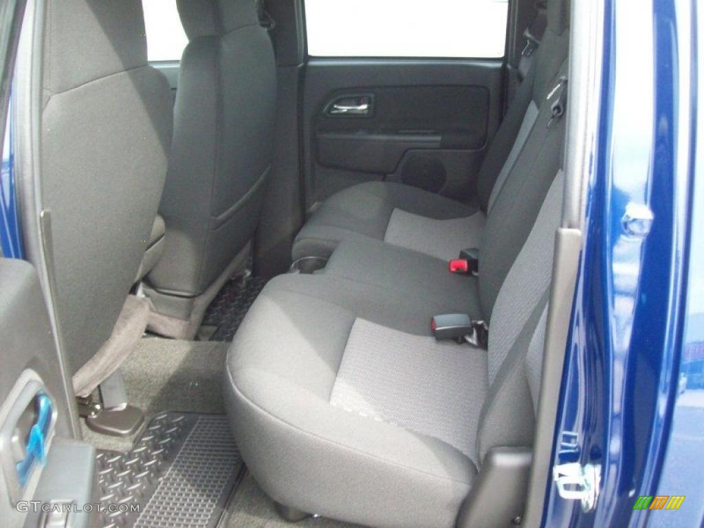 Ebony Interior 2011 Chevrolet Colorado LT Crew Cab 4x4 Photo #38447252