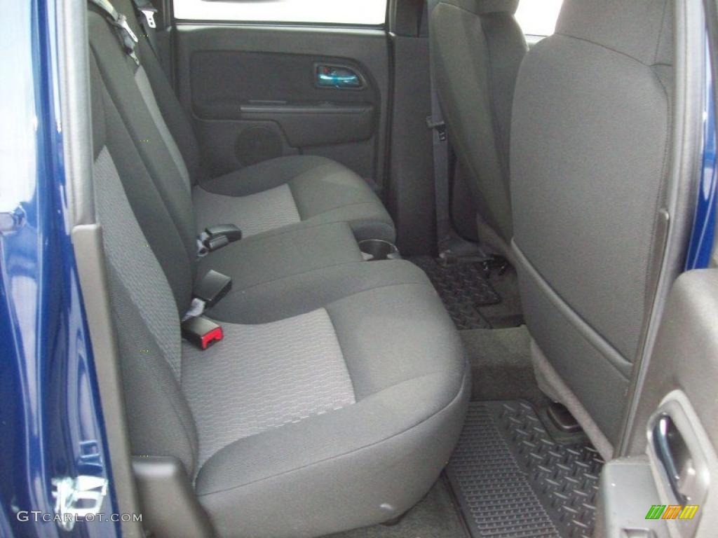 Ebony Interior 2011 Chevrolet Colorado LT Crew Cab 4x4 Photo #38447268