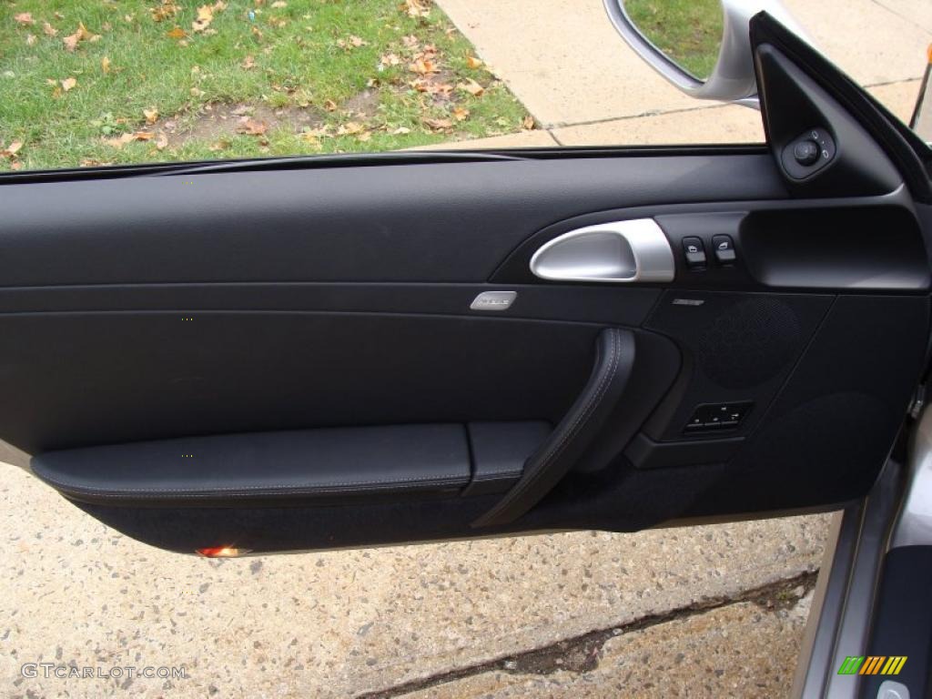 2011 Porsche 911 Carrera 4S Coupe Black Door Panel Photo #38447376