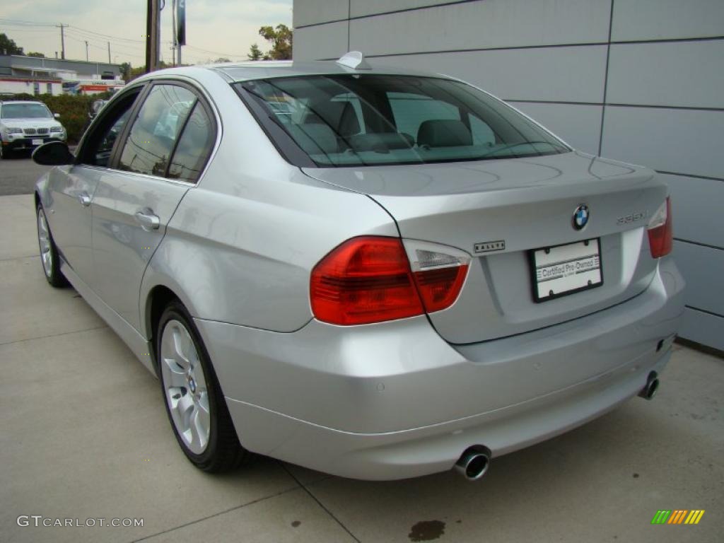 2008 3 Series 335xi Sedan - Titanium Silver Metallic / Gray photo #4