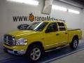 2007 Detonator Yellow Dodge Ram 1500 ST Quad Cab 4x4  photo #1