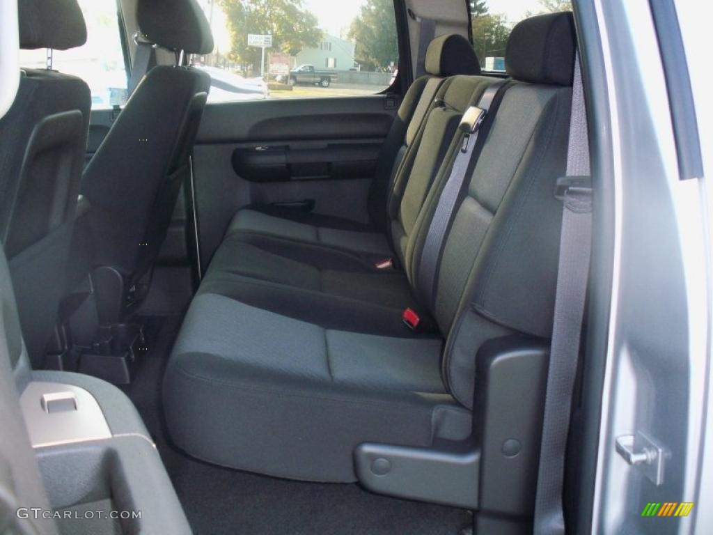 Ebony Interior 2011 Chevrolet Silverado 2500HD LT Crew Cab 4x4 Photo #38450332