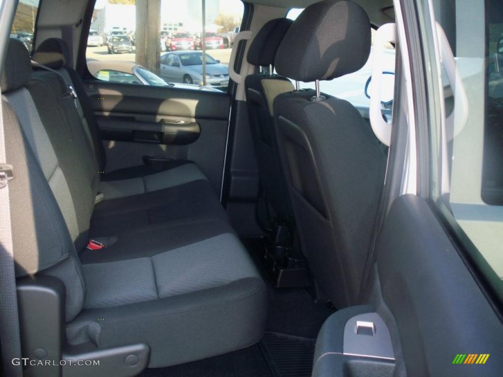 Ebony Interior 2011 Chevrolet Silverado 2500HD LT Crew Cab 4x4 Photo #38450400