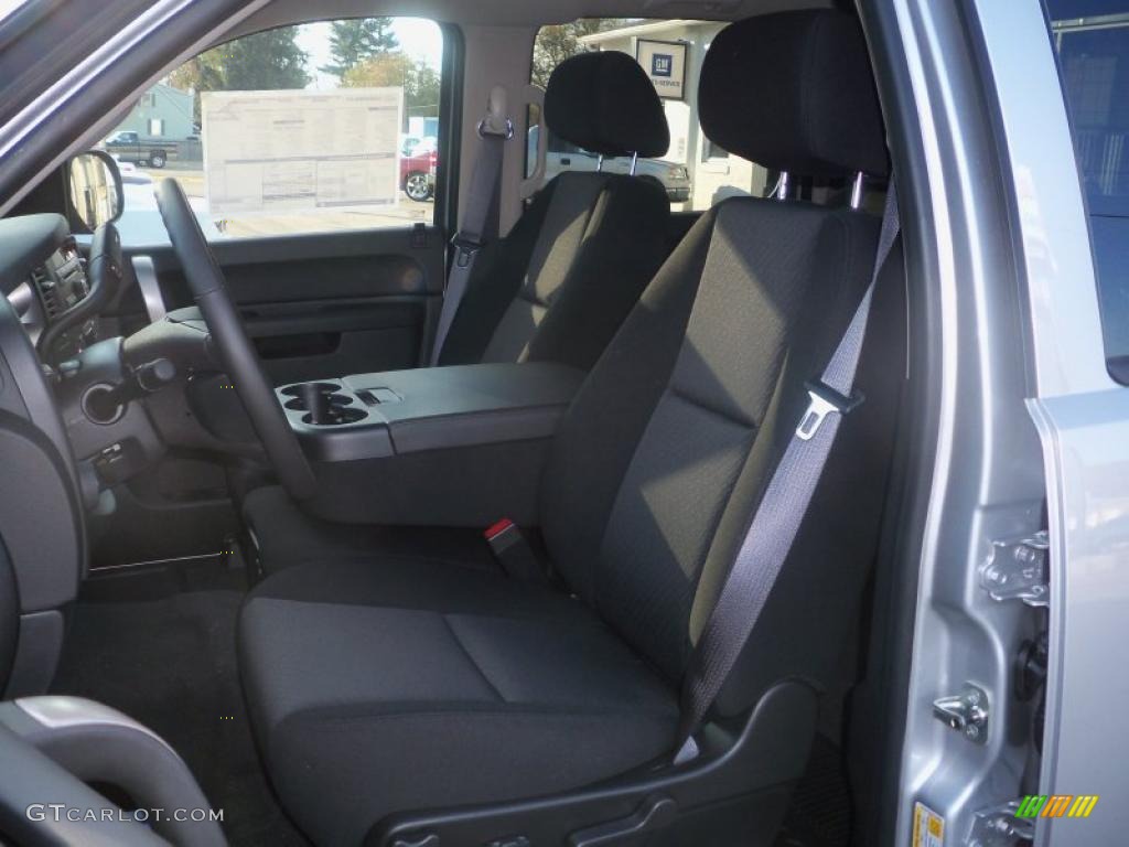 Ebony Interior 2011 Chevrolet Silverado 2500HD LT Crew Cab 4x4 Photo #38450488