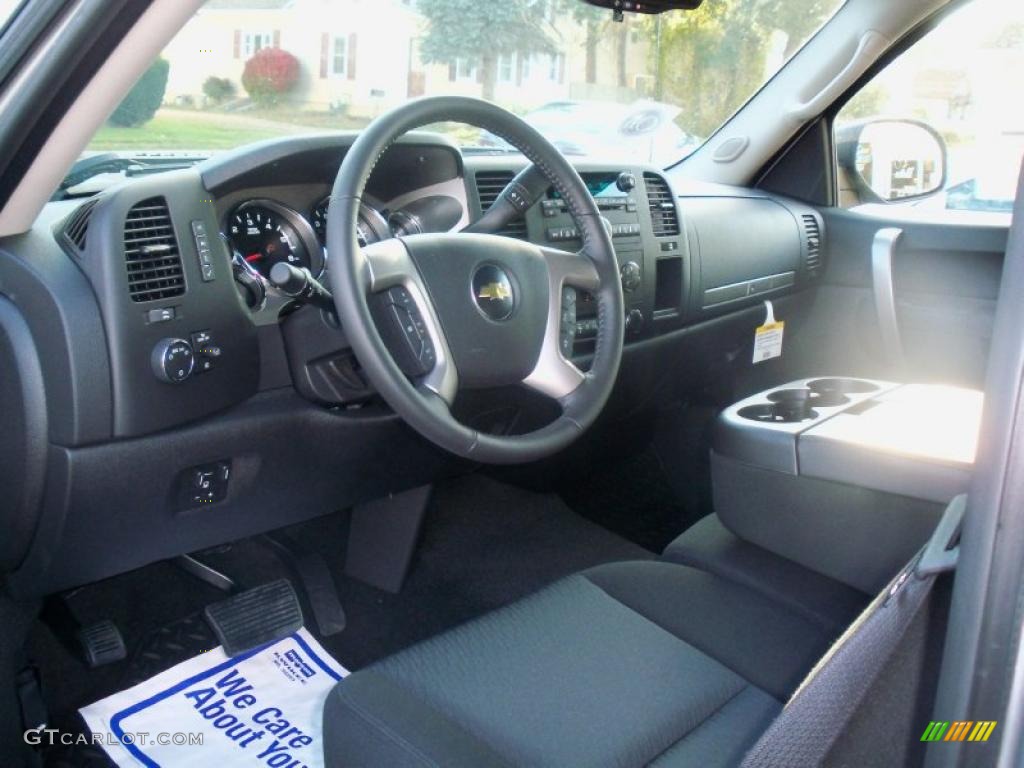 2011 Chevrolet Silverado 2500HD LT Crew Cab 4x4 Ebony Dashboard Photo #38450508