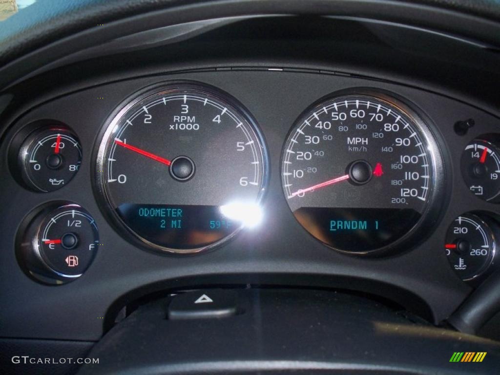 2011 Chevrolet Silverado 2500HD LTZ Extended Cab 4x4 Gauges Photo #38451452