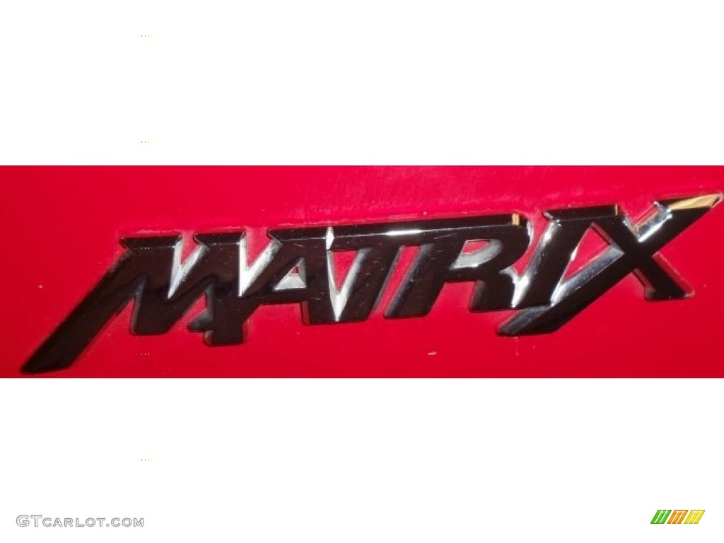 2009 Matrix 1.8 - Radiant Red / Dark Charcoal photo #6