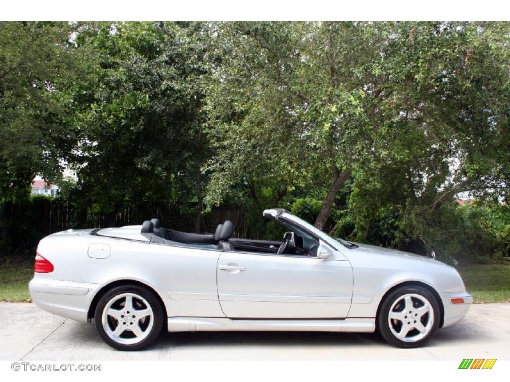 Brilliant Silver Metallic 2003 Mercedes-Benz CLK 430 Cabriolet Exterior Photo #38452308