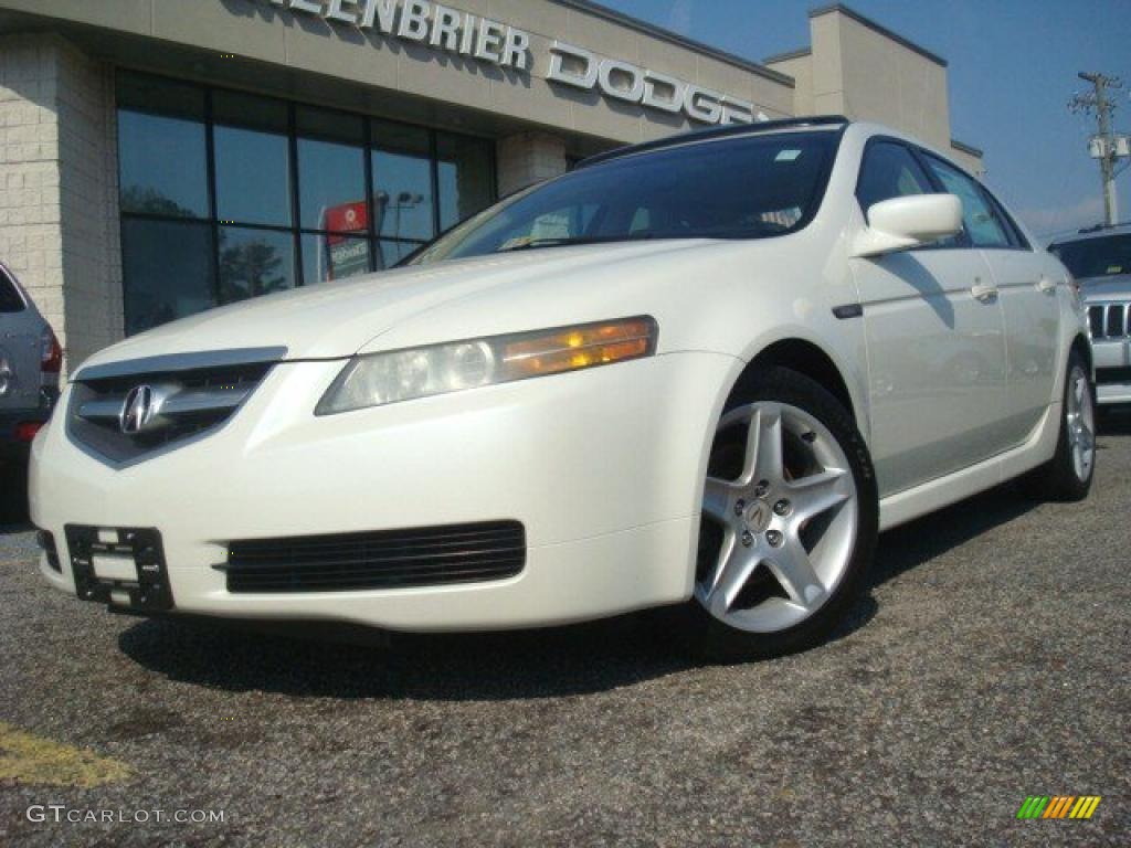 White Diamond Pearl Acura TL