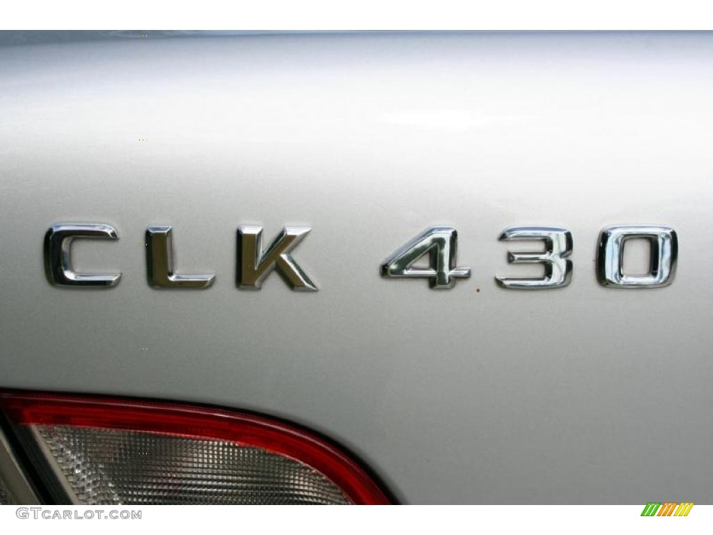 2003 CLK 430 Cabriolet - Brilliant Silver Metallic / Charcoal photo #106