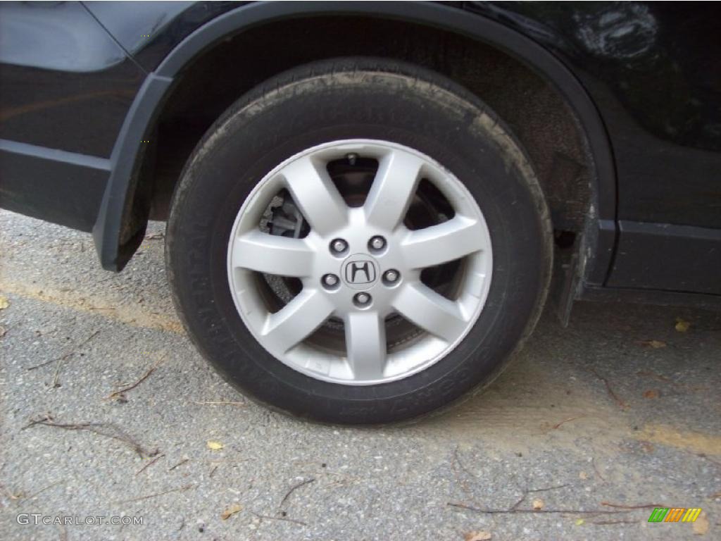 2009 CR-V EX-L 4WD - Crystal Black Pearl / Black photo #12