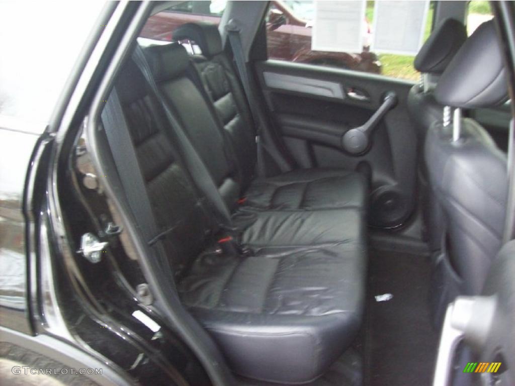 2009 CR-V EX-L 4WD - Crystal Black Pearl / Black photo #14