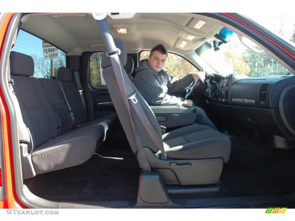 2007 Silverado 1500 LT Extended Cab 4x4 - Victory Red / Ebony Black photo #11