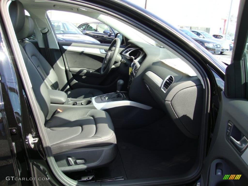 Black Interior 2011 Audi A4 2.0T quattro Sedan Photo #38458125