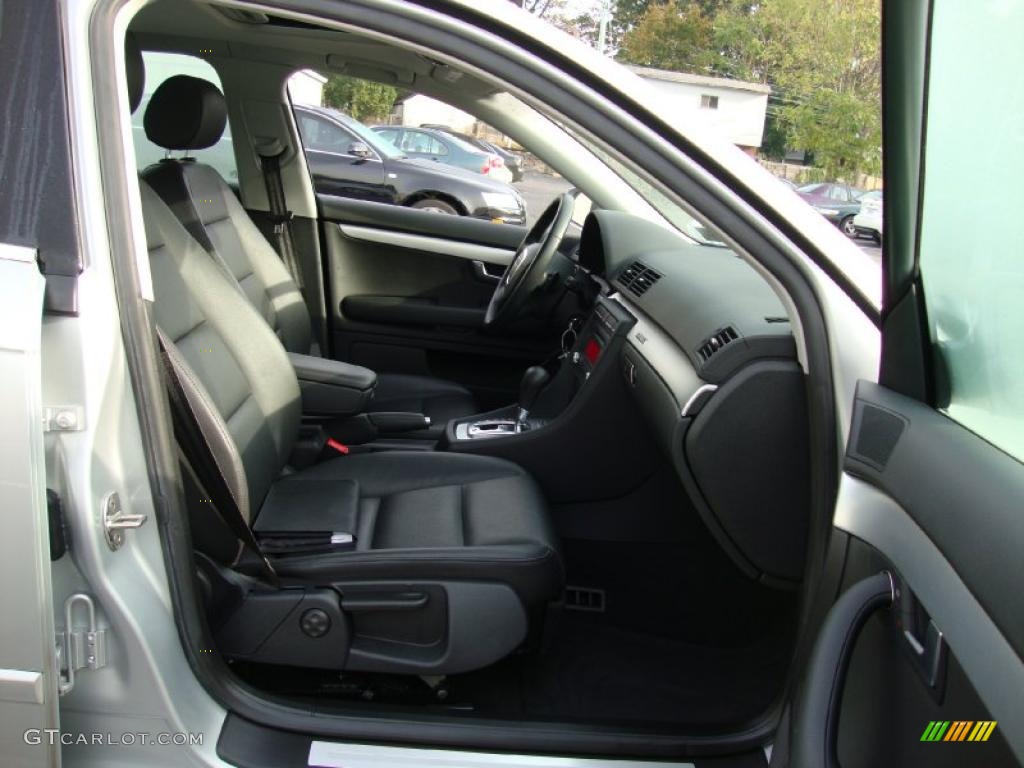 2008 A4 2.0T quattro Sedan - Light Silver Metallic / Black photo #20