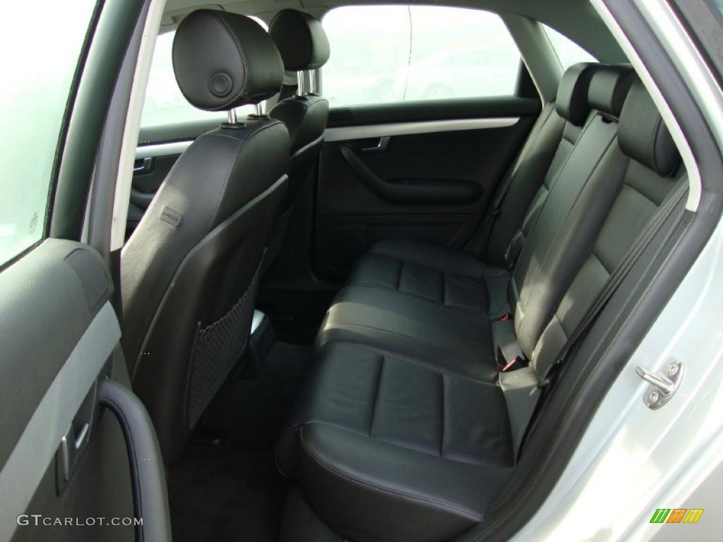 2008 A4 2.0T quattro Sedan - Light Silver Metallic / Black photo #24