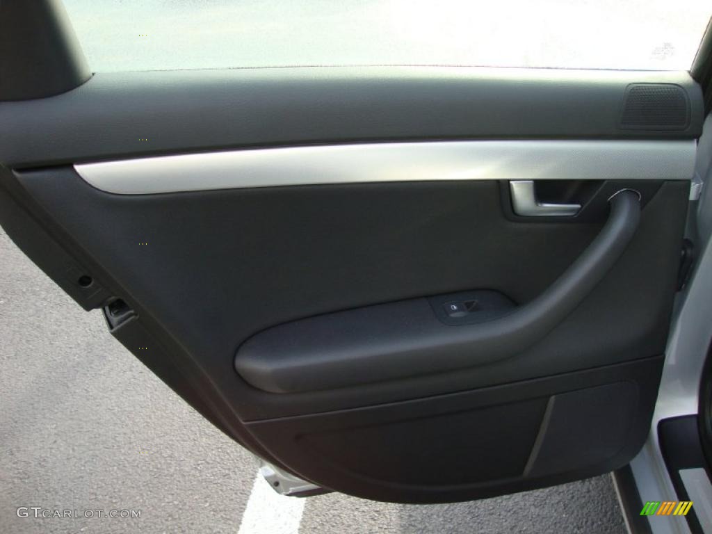 2008 A4 2.0T quattro Sedan - Light Silver Metallic / Black photo #25