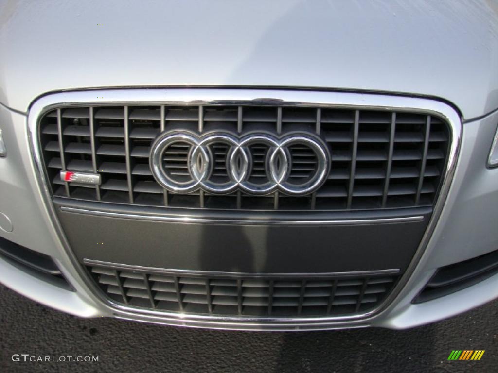 2008 A4 2.0T quattro Sedan - Light Silver Metallic / Black photo #34