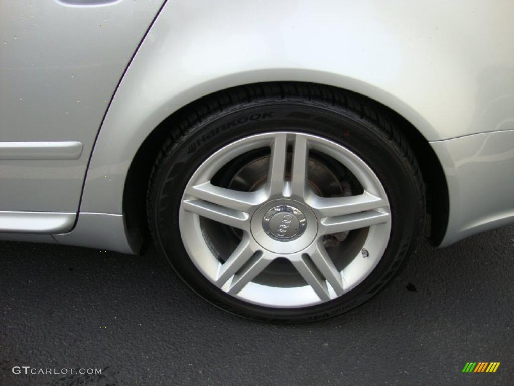 2008 A4 2.0T quattro Sedan - Light Silver Metallic / Black photo #37