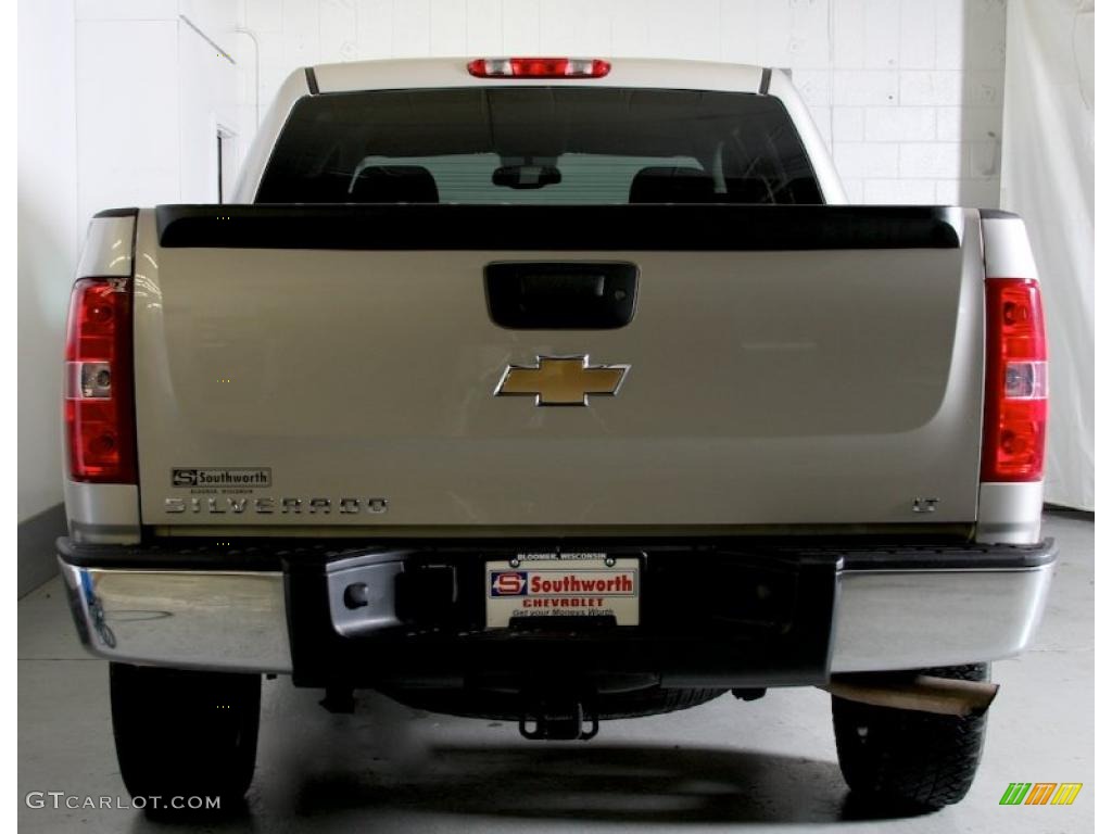 2007 Silverado 1500 LT Z71 Crew Cab 4x4 - Silver Birch Metallic / Ebony Black photo #4