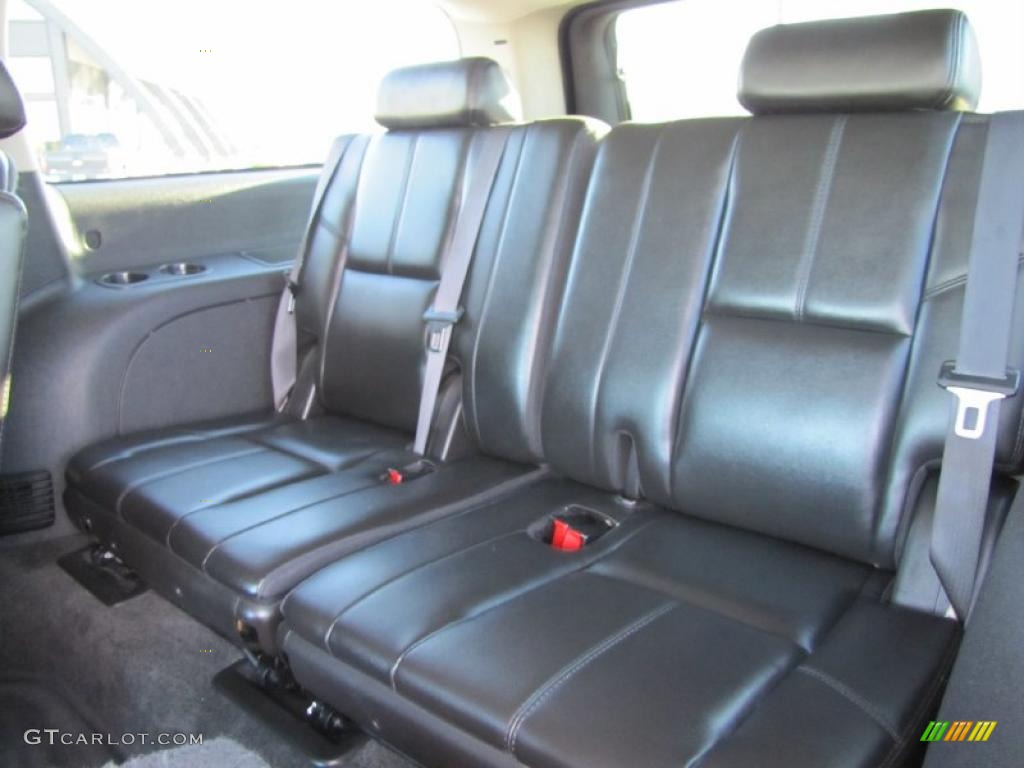 Ebony Interior 2007 Chevrolet Suburban 1500 LTZ 4x4 Photo #38460137