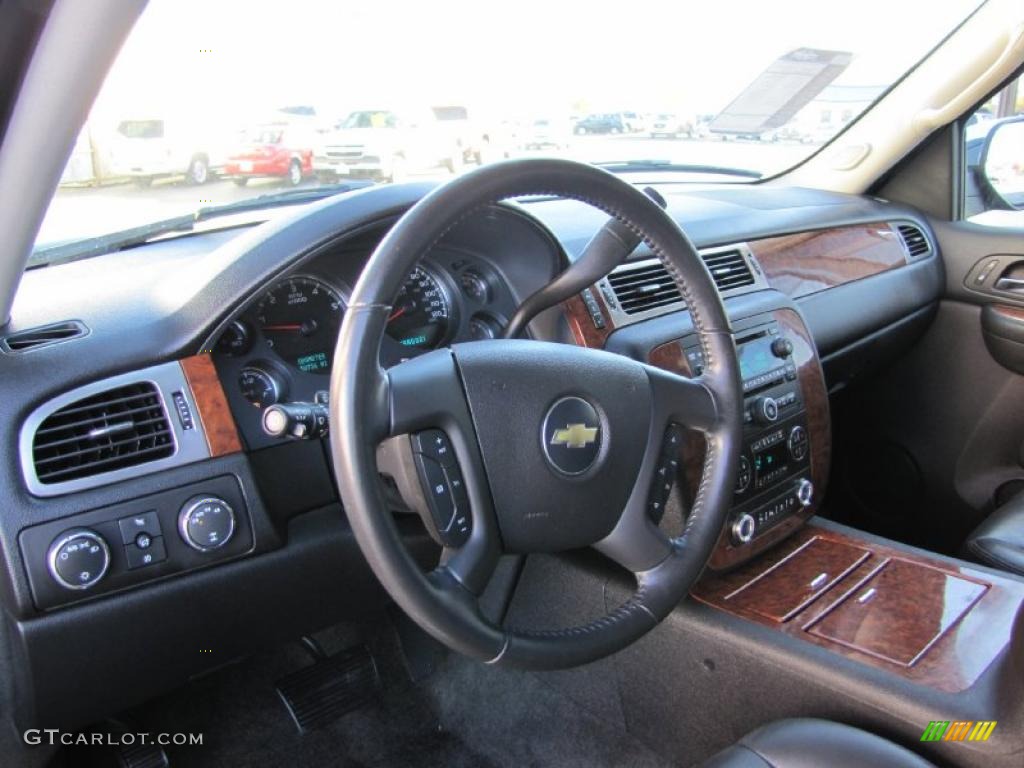 2007 Chevrolet Suburban 1500 LTZ 4x4 Ebony Dashboard Photo #38460225