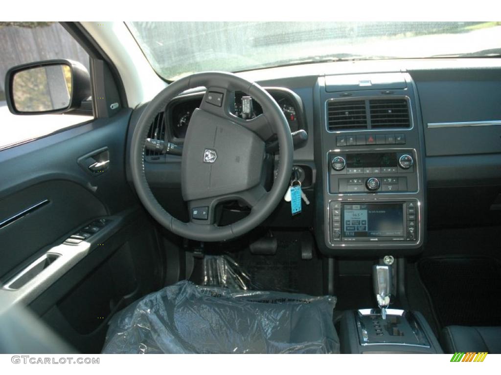 2010 Dodge Journey R/T AWD Dark Slate Gray Dashboard Photo #38460313