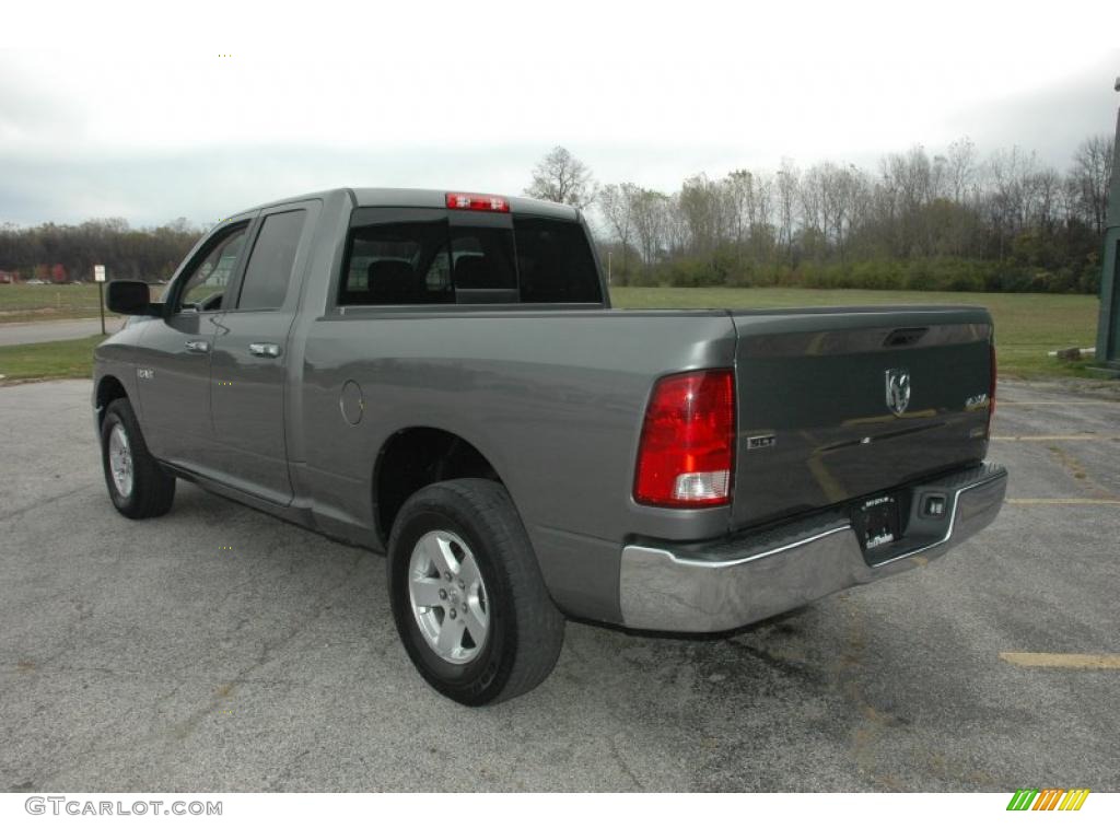 2009 Ram 1500 SLT Quad Cab 4x4 - Mineral Gray Metallic / Dark Slate/Medium Graystone photo #4