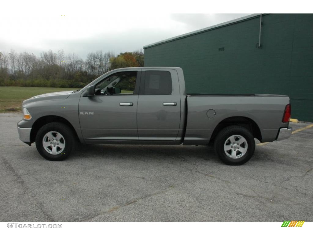 2009 Ram 1500 SLT Quad Cab 4x4 - Mineral Gray Metallic / Dark Slate/Medium Graystone photo #7