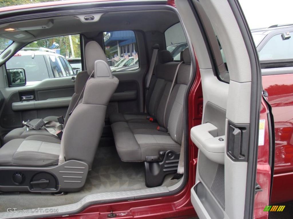2006 F150 XLT SuperCab 4x4 - Dark Toreador Red Metallic / Medium Flint photo #14