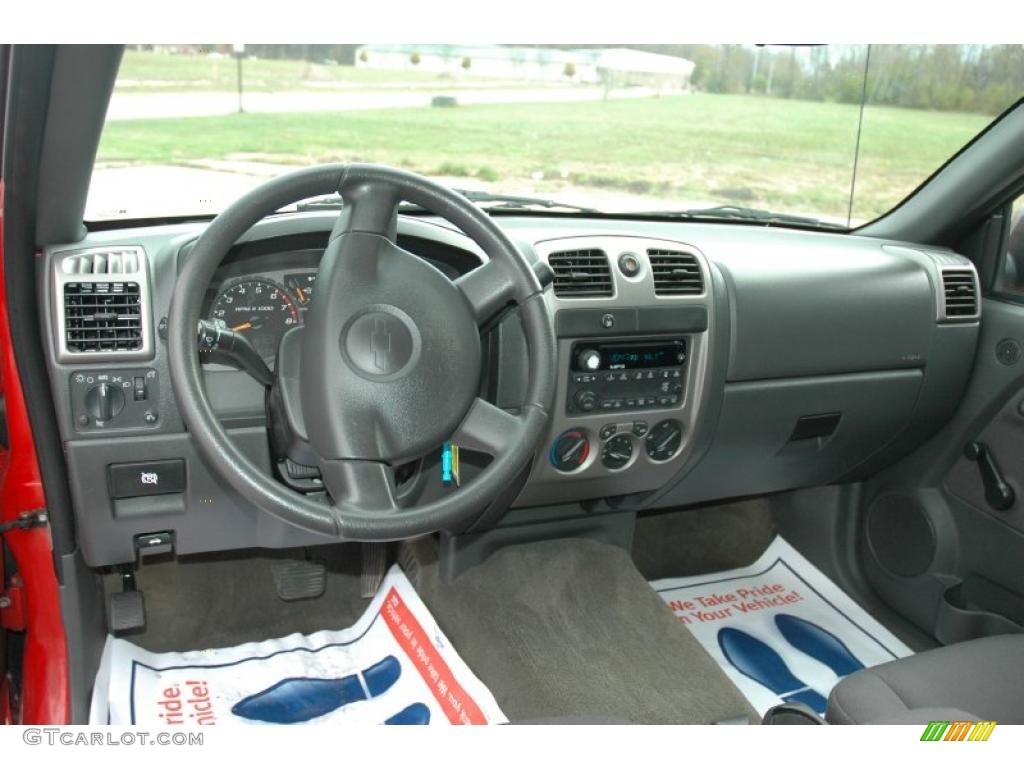 2005 Chevrolet Colorado LS Extended Cab Medium Dark Pewter Dashboard Photo #38460853