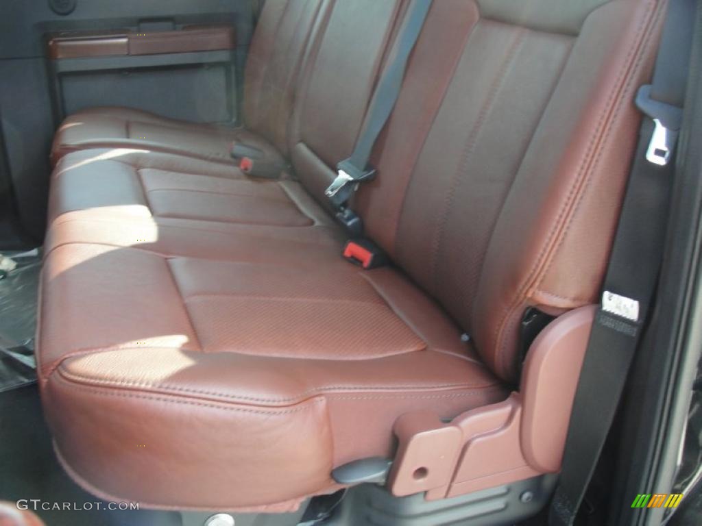 Chaparral Leather Interior 2011 Ford F250 Super Duty King Ranch Crew Cab Photo #38462089