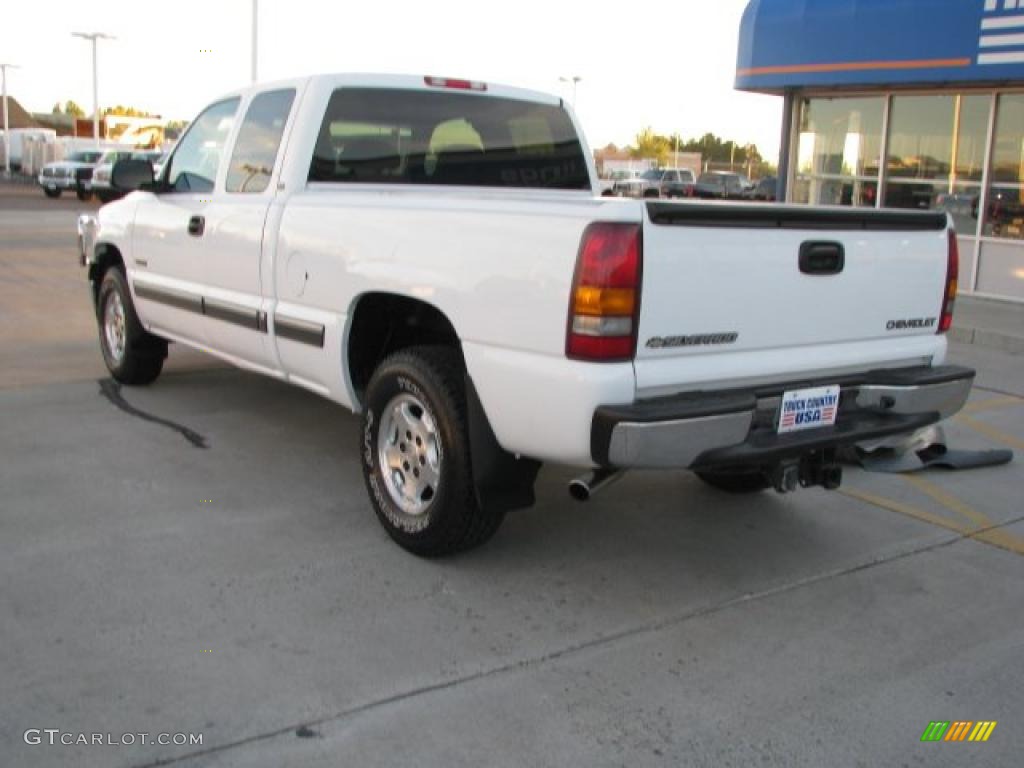 2002 Silverado 1500 LT Extended Cab 4x4 - Summit White / Graphite Gray photo #15