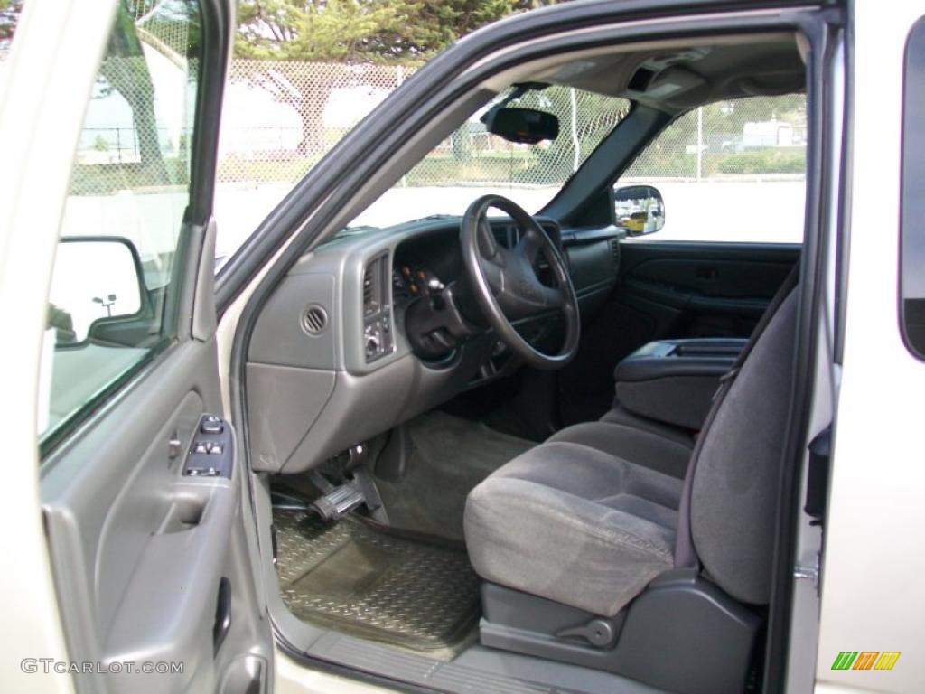 Dark Charcoal Interior 2005 Chevrolet Silverado 1500 LS Extended Cab Photo #38462417