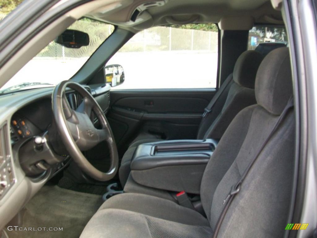 Dark Charcoal Interior 2005 Chevrolet Silverado 1500 LS Extended Cab Photo #38462433