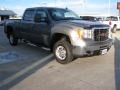 2008 Steel Gray Metallic GMC Sierra 2500HD SLT Crew Cab 4x4  photo #17