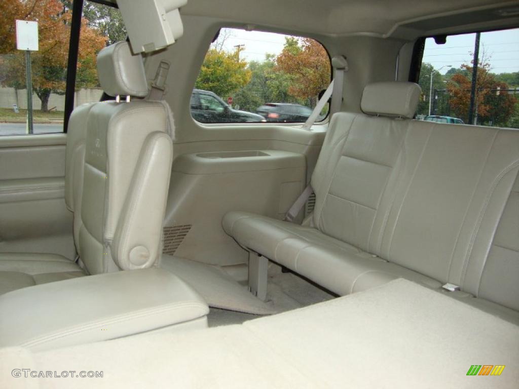 2005 QX 56 4WD - Tuscan Pearl White / Willow photo #24