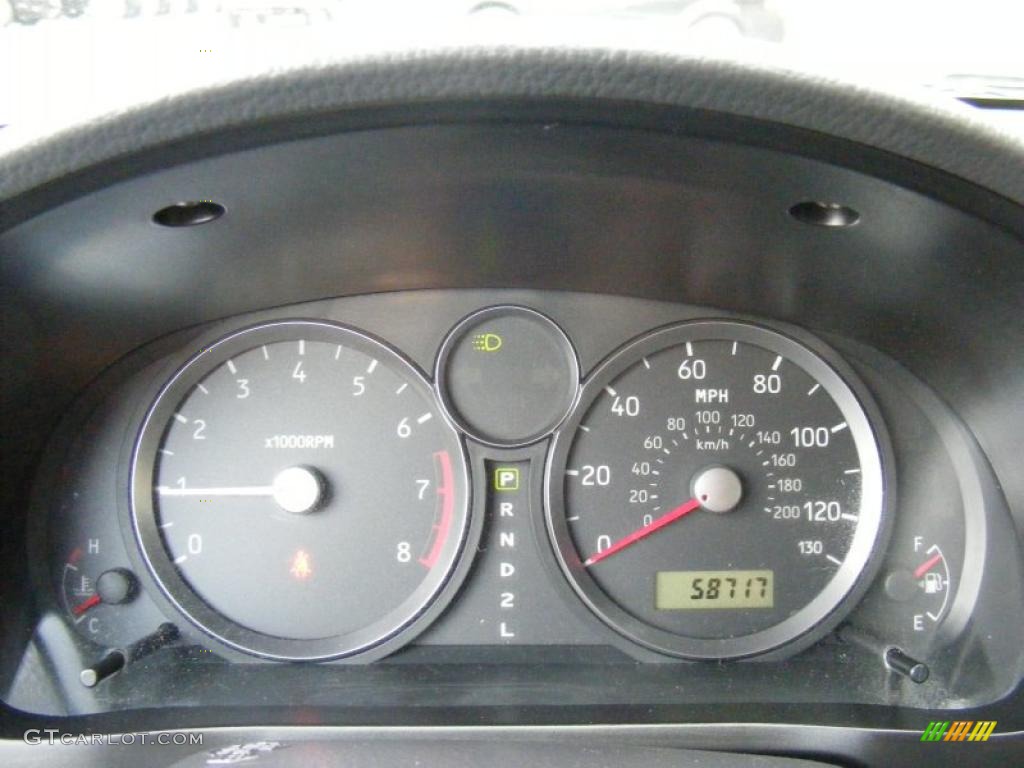 2005 Suzuki Aerio SX AWD Sport Wagon Gauges Photo #38464545