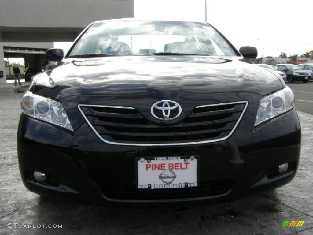 2007 Camry XLE - Black / Bisque photo #2
