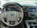 2011 Sterling Gray Metallic Ford F350 Super Duty Lariat Crew Cab 4x4  photo #28