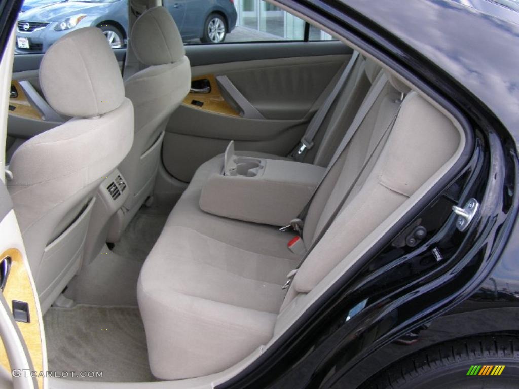 2007 Camry XLE - Black / Bisque photo #7