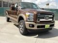 2011 Golden Bronze Metallic Ford F250 Super Duty King Ranch Crew Cab 4x4  photo #1