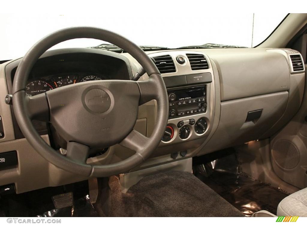 2008 Chevrolet Colorado LS Extended Cab Medium Pewter Dashboard Photo #38465669