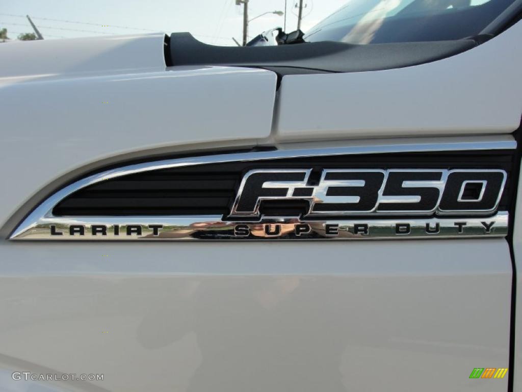 2011 Ford F350 Super Duty Lariat Crew Cab 4x4 Marks and Logos Photo #38466025
