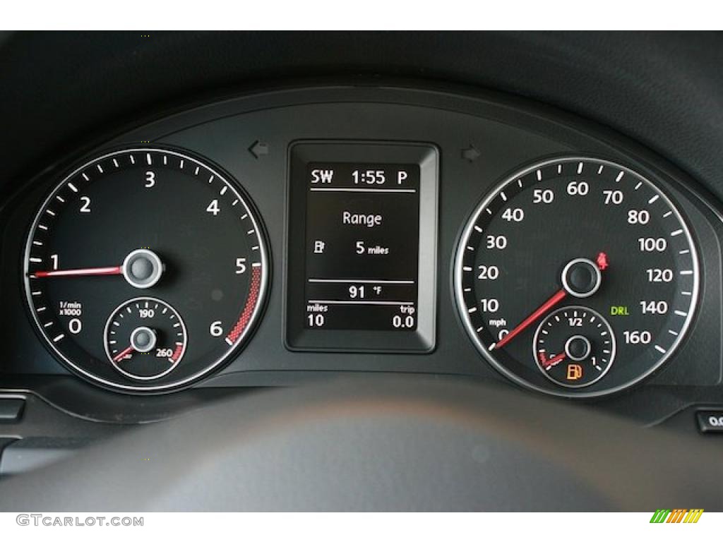 2010 Volkswagen Jetta TDI Sedan Gauges Photo #38466997