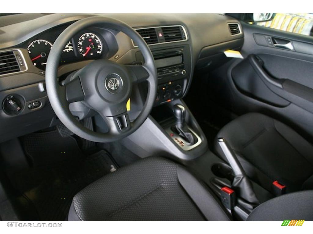Titan Black Interior 2011 Volkswagen Jetta S Sedan Photo #38467221